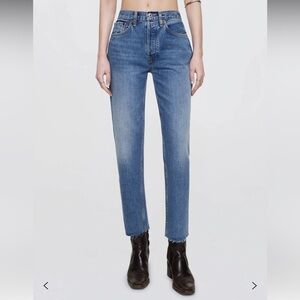 🤍 RE/DONE • 70s HIGH RISE STOVE PIPE in Medium Vain